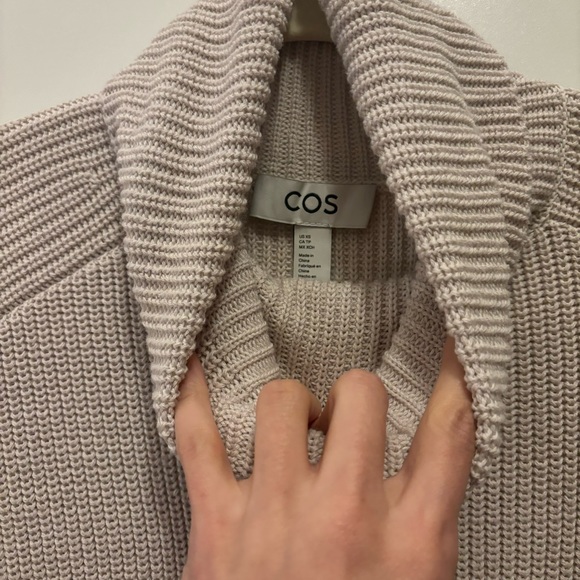 COS Striped Roll Neck Sweater - Picture 7 of 8